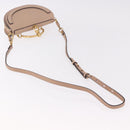 Chloe Nile Hand Bag Leather 2way Pink Gold Auth 185728A-8