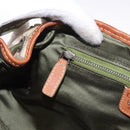 Christian Dior Trotter Canvas Romantic Hand Bag PVC Beige Silver Auth 185730SAV-23