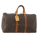 LOUIS VUITTON Monogram Keepall 50 Boston Bag M41426 LV Auth 185731-1