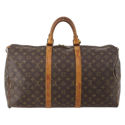 LOUIS VUITTON Monogram Keepall 50 Boston Bag M41426 LV Auth 185731 - 0