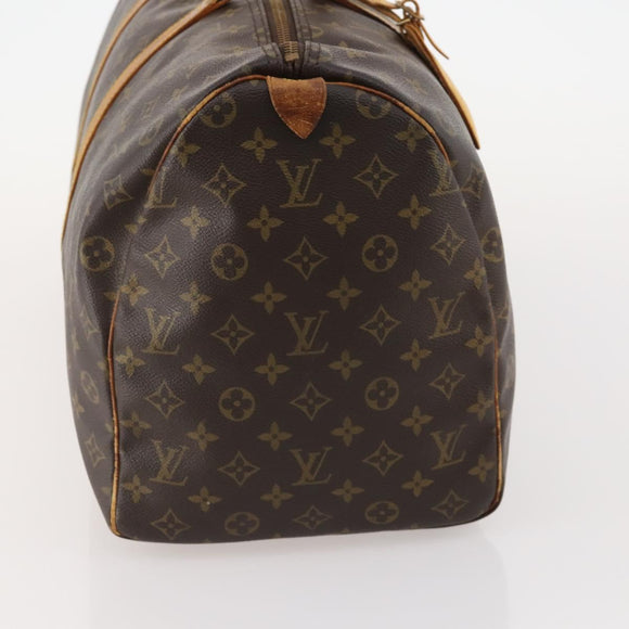 LOUIS VUITTON Monogram Keepall 50 Boston Bag M41426 LV Auth 185731