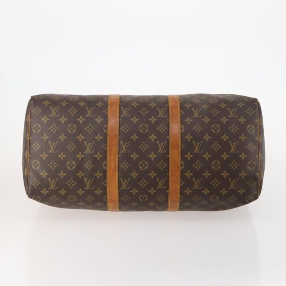 LOUIS VUITTON Monogram Keepall 50 Boston Bag M41426 LV Auth 185731