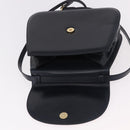 Salvatore Ferragamo Hand Bag Leather 2way Navy Gold Auth 185733A-10