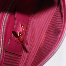 FENDI Mamma Baguette Shoulder Bag Leather Ivory Gold Auth 185734SAM-9