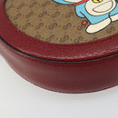 GUCCI Micro GG Supreme Doraemon Collaboration Bag PVC Beige 625216 Auth 185736M-15