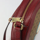 GUCCI Micro GG Supreme Doraemon Collaboration Bag PVC Beige 625216 Auth 185736M-20