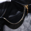 PRADA Hand Bag Harako Leather 2way Brown Gold Auth 185737A-23