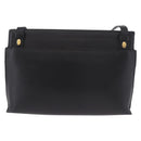 LOEWE Shoulder Bag Harako Leather Brown Gold Auth 185738A-2