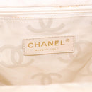 CHANEL Hand Bag Canvas Pink Gold CC Auth 185742A-18