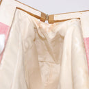 CHANEL Hand Bag Canvas Pink Gold CC Auth 185742A-19