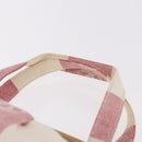 CHANEL Hand Bag Canvas Pink Gold CC Auth 185742A-14