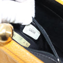 CHANEL Matelasse Chain Shoulder Bag Caviar Skin Yellow Gold CC Auth 185743-26