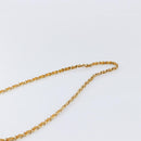 CHANEL Matelasse Chain Shoulder Bag Caviar Skin Yellow Gold CC Auth 185743-8