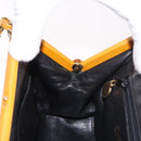 CHANEL Matelasse Chain Shoulder Bag Caviar Skin Yellow Gold CC Auth 185743A-23