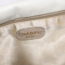 CHANEL Big Matelasse Chain Shoulder Bag Canvas Pink Gold CC Auth 185745SAV-21