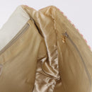 CHANEL Big Matelasse Chain Shoulder Bag Canvas Pink Gold CC Auth 185745SAV-22
