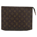 LOUIS VUITTON Monogram Poche Toilette 26 Pouch M47542 LV Auth 185748-13