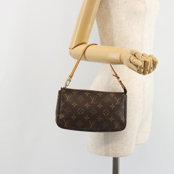 LOUIS VUITTON Monogram Pochette Accessoires Accessory Pouch M51980 Auth 185749
