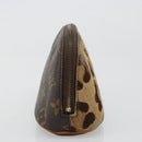 LOUIS VUITTON Monogram Leopard Azzedine Alaïa Alma Pouch M99032 LV Auth 185752A-4