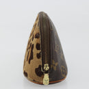 LOUIS VUITTON Monogram Leopard Azzedine Alaïa Alma Pouch M99032 LV Auth 185752A-5