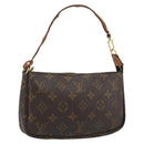 LOUIS VUITTON Monogram Pochette Accessoires Pouch M51980 LV Auth 185753A-1