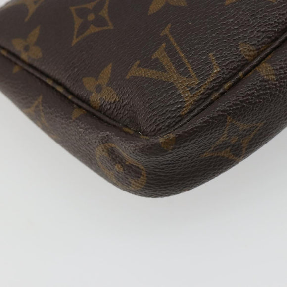 LOUIS VUITTON Monogram Pochette Accessoires Pouch M51980 LV Auth 185753A