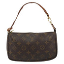 LOUIS VUITTON Monogram Pochette Accessoires Pouch M51980 LV Auth 185753A-13