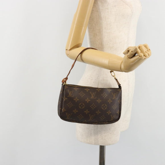 LOUIS VUITTON Monogram Pochette Accessoires Pouch M51980 LV Auth 185753A