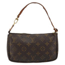 LOUIS VUITTON Monogram Pochette Accessoires Pouch M51980 LV Auth 185753A-2