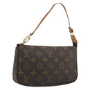 LOUIS VUITTON Monogram Pochette Accessoires Pouch M51980 LV Auth 185754A-1