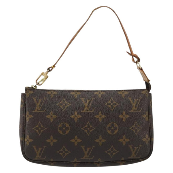 LOUIS VUITTON Monogram Pochette Accessoires Pouch M51980 LV Auth 185754A