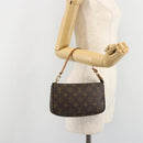 LOUIS VUITTON Monogram Pochette Accessoires Pouch M51980 LV Auth 185754A-21
