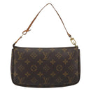 LOUIS VUITTON Monogram Pochette Accessoires Pouch M51980 LV Auth 185754A-2