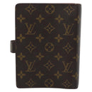 LOUIS VUITTON Monogram Agenda MM Day Planner Cover R20105 LV Auth 185755A-2