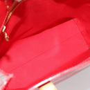 LOUIS VUITTON Monogram Vernis Reade MM Hand Bag Red Rouge M91086 LV Auth 185756-11