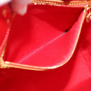 LOUIS VUITTON Monogram Vernis Reade MM Hand Bag Red Rouge M91086 LV Auth 185756-20