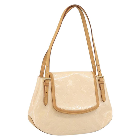 LOUIS VUITTON Vernis Biscayne Bay PM Bag Marshmallow Pink M91288 LV Auth 185757