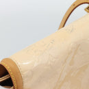 LOUIS VUITTON Vernis Biscayne Bay PM Bag Marshmallow Pink M91288 LV Auth 185757-10