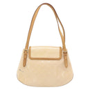 LOUIS VUITTON Vernis Biscayne Bay PM Bag Marshmallow Pink M91288 LV Auth 185757-2