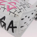 BALENCIAGA Classic Mini City Graphics Bag Leather 2way 431621 Auth 185758SAM-16
