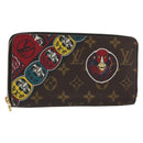 LOUIS VUITTON Monogram Kansai Zippy Wallet Long Wallet M67249 LV Auth 185761M-1