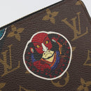 LOUIS VUITTON Monogram Kansai Zippy Wallet Long Wallet M67249 LV Auth 185761M-18