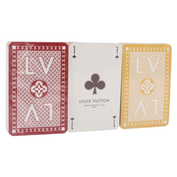 LOUIS VUITTON Cartes Toi Joux Playing Cards 3 Set Multicolor M65460 Auth 185762M