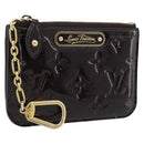 LOUIS VUITTON Monogram Vernis Pochette Cles NM Purse Amarante M93557 Auth 185763-1