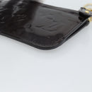 LOUIS VUITTON Monogram Vernis Pochette Cles NM Purse Amarante M93557 Auth 185763-15