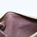 LOUIS VUITTON Monogram Vernis Pochette Cles NM Purse Amarante M93557 Auth 185763-18