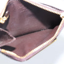 LOUIS VUITTON Monogram Vernis Pochette Cles NM Purse Amarante M93557 Auth 185763-10