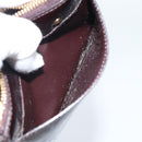LOUIS VUITTON Monogram Vernis Pochette Cles NM Purse Amarante M93557 Auth 185763-11