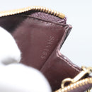 LOUIS VUITTON Monogram Vernis Pochette Cles NM Purse Amarante M93557 Auth 185763-12