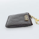LOUIS VUITTON Monogram Vernis Pochette Cles NM Purse Amarante M93557 Auth 185763-3